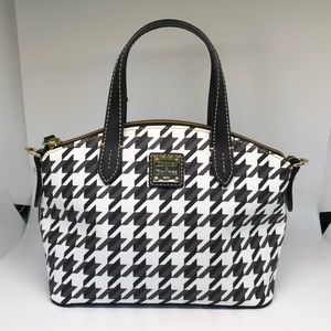 Dooney & Bourke Black & White Ruby Small  Crossbody & Hand Bag NWT